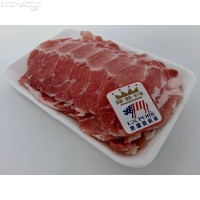 P98-2 美國穀飼豬豬梅肉片(約400g/碟±5%，火鍋及小炒均可)會員價HK$42.00/碟